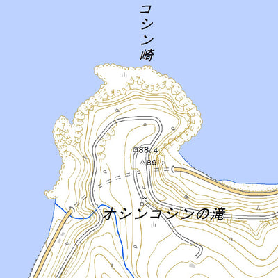 664407 宇登呂 （うとろ Utoro）, 地形図