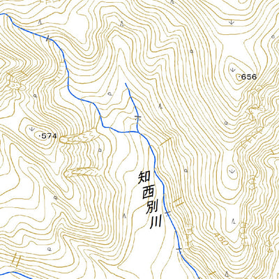 664500 知床峠 （しれとことうげ Shiretokotoge）, 地形図