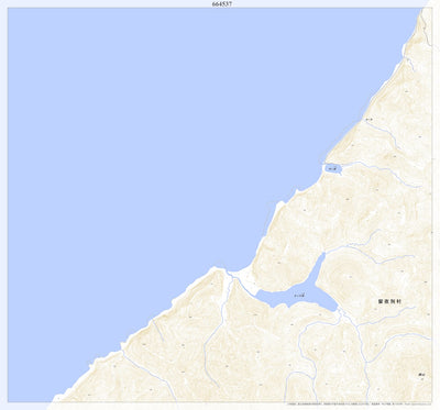 664537 国後島（くなしりとう Kunashiritou）, 地形図