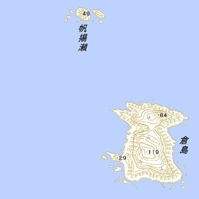492867 肥前赤島 （ひぜんあかしま Hizenakashima）, 地形図