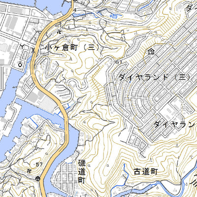 492906 長崎西南部 （ながさきせいなんぶ Nagasakiseinambu）, 地形図