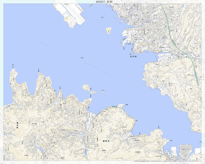 492927 大村 （おおむら Omura）, 地形図