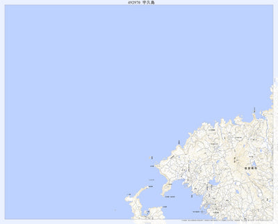 492970 宇久島 （うくじま Ukujima）, 地形図