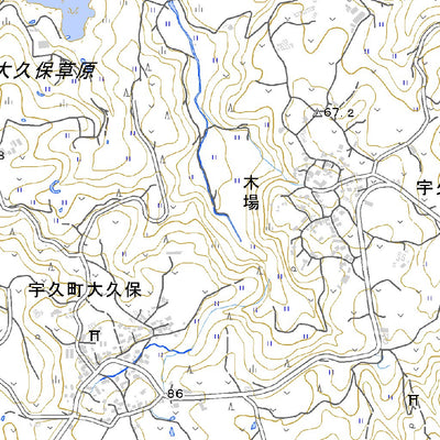 492970 宇久島 （うくじま Ukujima）, 地形図