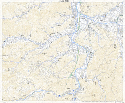 533401 用瀬 （もちがせ Mochigase）, 地形図