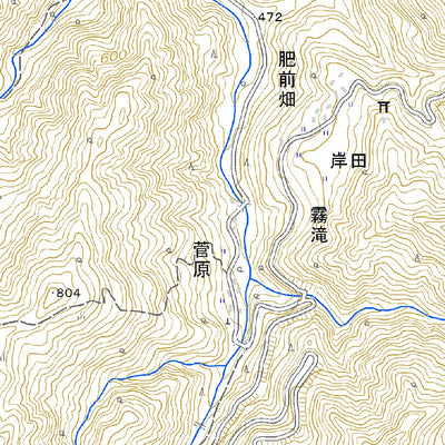 533413 扇ﾉ山 （おうぎのせん Oginosen）, 地形図