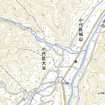 533414 村岡 （むらおか Muraoka）, 地形図
