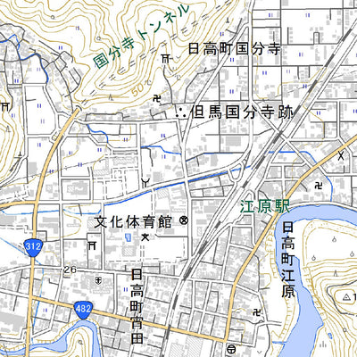 533416 江原 （えばら Ebara）, 地形図