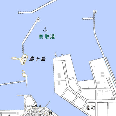 533421 鳥取北部 （とっとりほくぶ Tottorihokubu）, 地形図