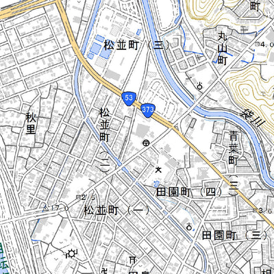 533421 鳥取北部 （とっとりほくぶ Tottorihokubu）, 地形図