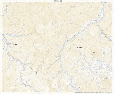 533423 湯 （ゆ Yu）, 地形図