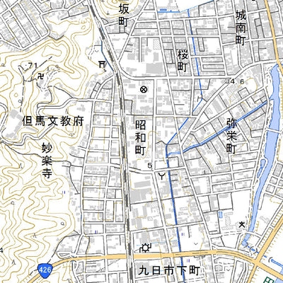 533426 豊岡 （とよおか Toyoka）, 地形図