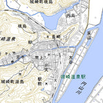 533436 城崎 （きのさき Kinosaki）, 地形図