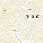 533515 小浜 （おばま Obama）, 地形図