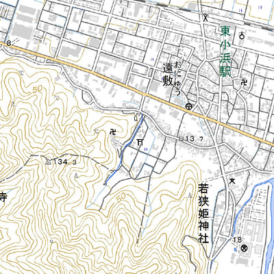 533516 遠敷 （おにゅう Onyu）, 地形図