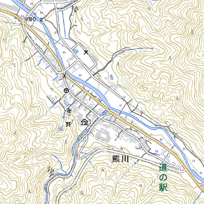533517 熊川 （くまがわ Kumagawa）, 地形図