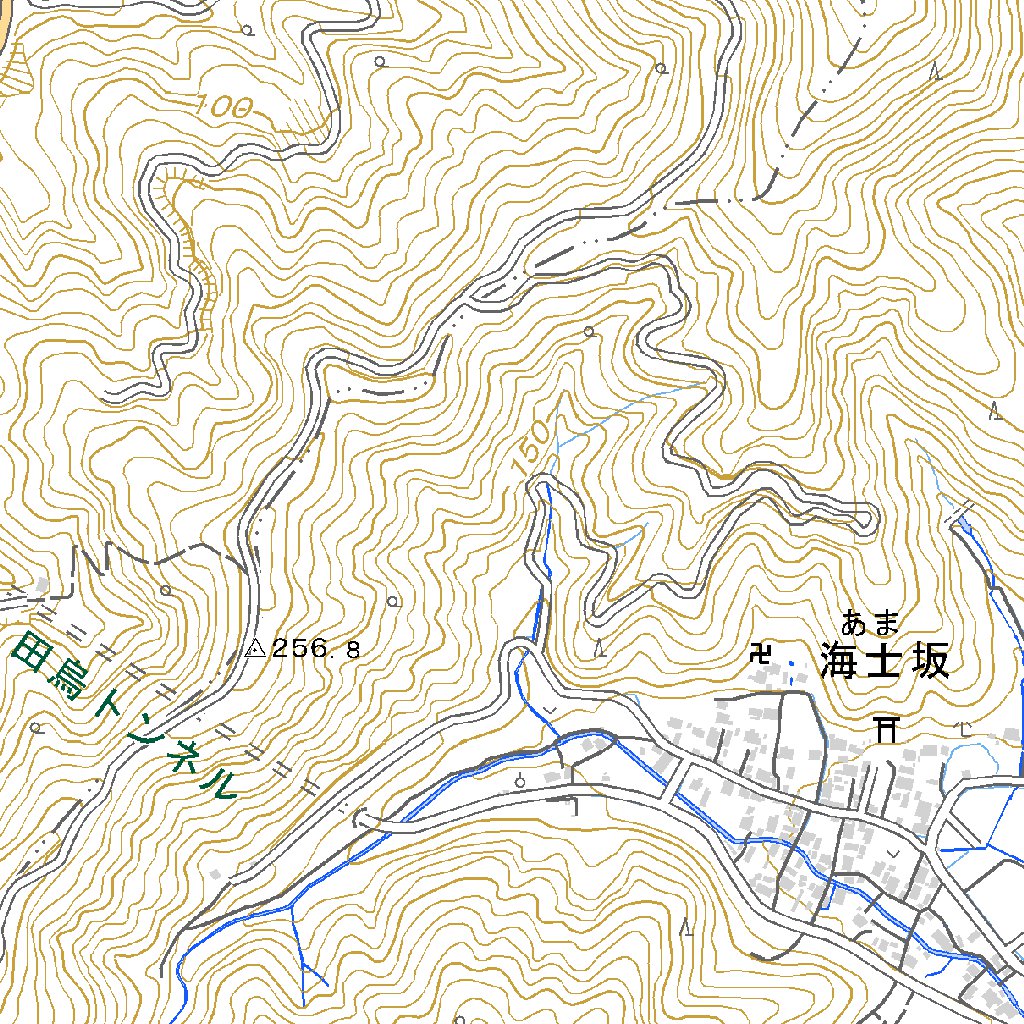 533526 西津 （にしづ Nishizu）, 地形図 Map by Pacific Spatial