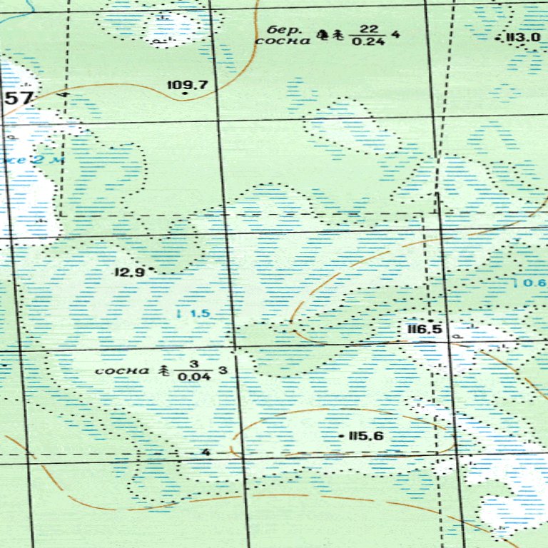 Soviet Genshtab: o44-050-3 Map by Avenza Systems Inc. | Avenza Maps