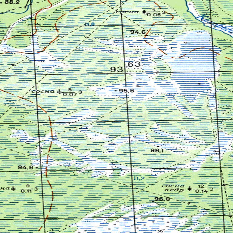 Soviet Genshtab: o44-086-1 Map by Avenza Systems Inc. | Avenza Maps