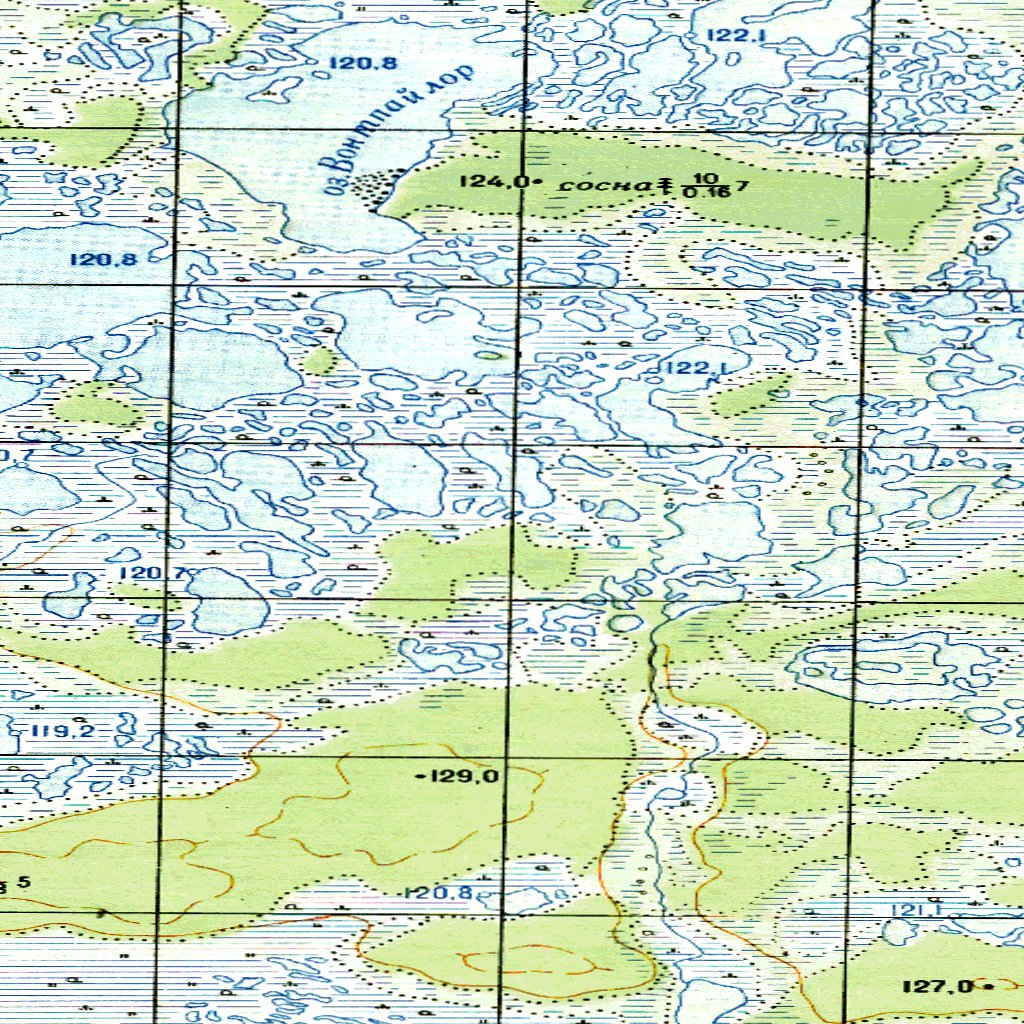 Soviet Genshtab: p42-032-3_4 Map by Avenza Systems Inc. | Avenza Maps