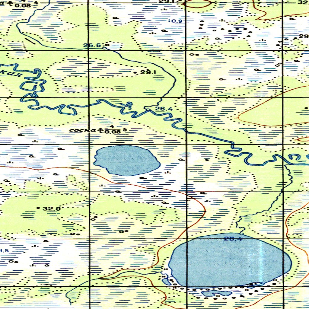 Soviet Genshtab: p42-114-3_4 Map by Avenza Systems Inc. | Avenza Maps