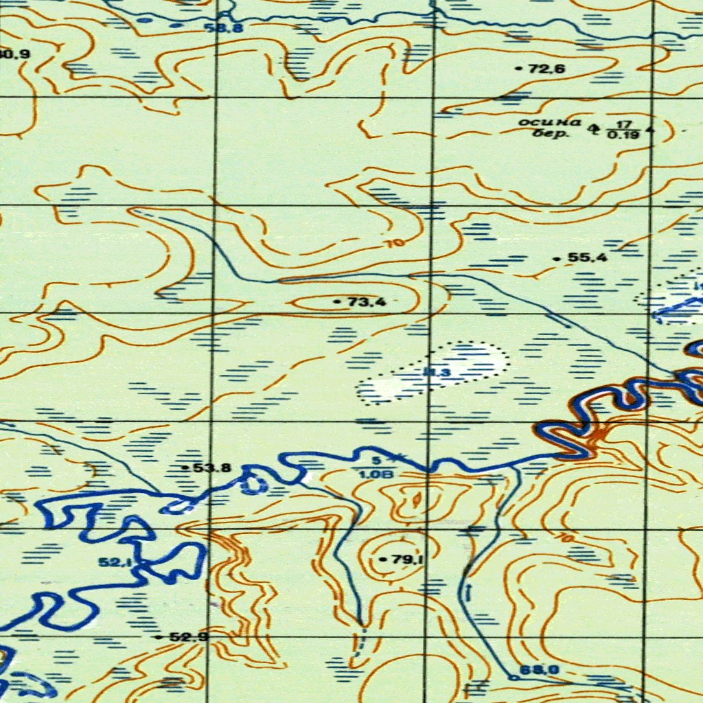 Soviet Genshtab: p43-127-3_4 Map by Avenza Systems Inc. | Avenza Maps