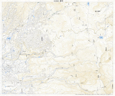 543802 蓼科 （たてしな Tateshina）, 地形図