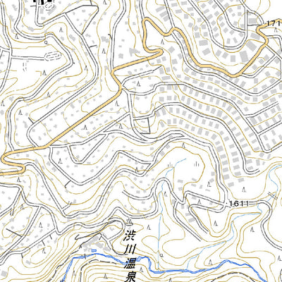 543802 蓼科 （たてしな Tateshina）, 地形図