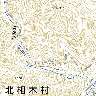 543804 信濃中島 （しなのなかじま Shinanonakajima）, 地形図