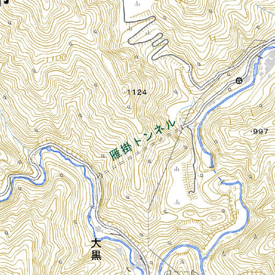 543806 両神山 （りょうかみさん Ryokamisan）, 地形図