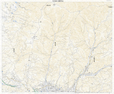 543810 鉢伏山 （はちぶせやま Hachibuseyama）, 地形図