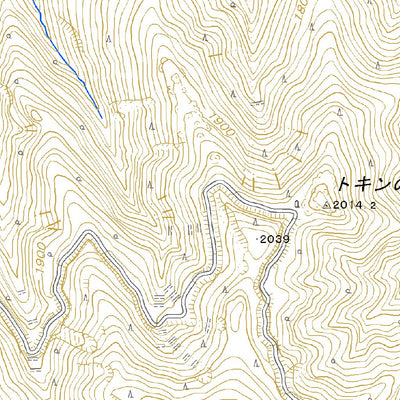 543812 蓼科山 （たてしなやま Tateshinayama）, 地形図