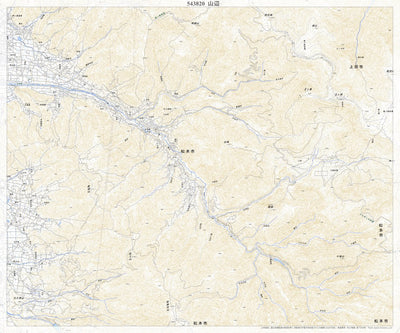 543820 山辺 （やまべ Yamabe）, 地形図