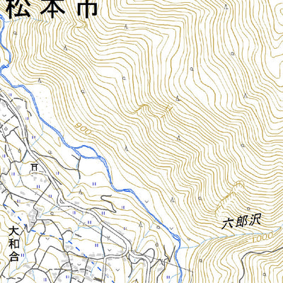 543820 山辺 （やまべ Yamabe）, 地形図