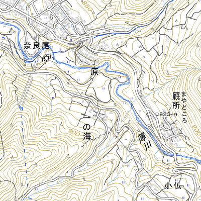543820 山辺 （やまべ Yamabe）, 地形図