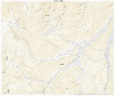 543821 和田 （わだ Wada）, 地形図