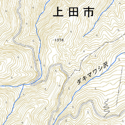 543821 和田 （わだ Wada）, 地形図