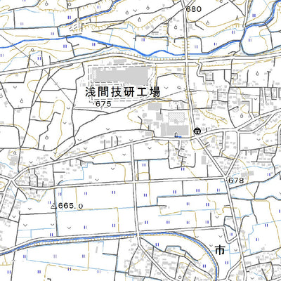 543833 小諸 （こもろ Komoro）, 地形図