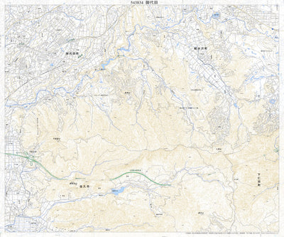 543834 御代田 （みよた Miyota）, 地形図