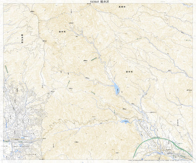 543845 軽井沢 （かるいざわ Karuizawa）, 地形図
