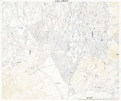 543854 北軽井沢 （きたかるいざわ Kitakaruizawa）, 地形図