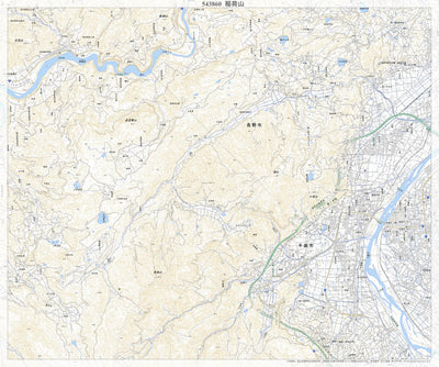 543860 稲荷山 （いなりやま Inariyama）, 地形図