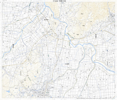 574000 羽前小松 （うぜんこまつ Uzenkomatsu）, 地形図