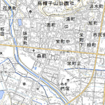 574001 赤湯 （あかゆ Akayu）, 地形図
