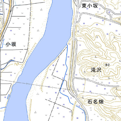 574006 亘理 （わたり Watari）, 地形図