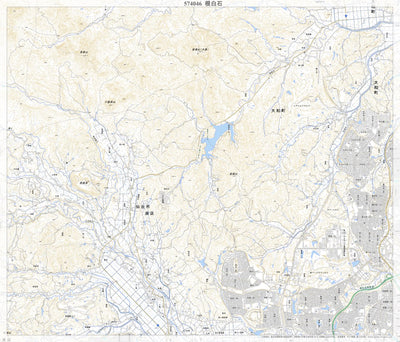 574046 根白石 （ねのしろいし Nenoshiroishi）, 地形図