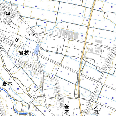 574052 谷地 （やち Yachi）, 地形図