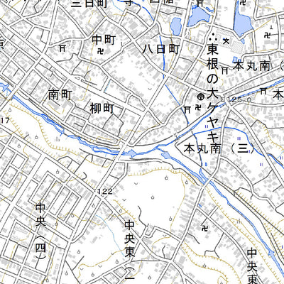 574053 楯岡 （たておか Tateoka）, 地形図