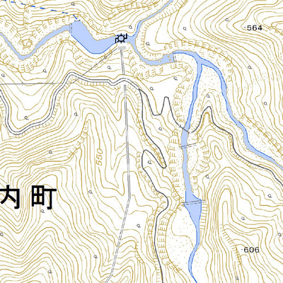 574070 立谷沢 （たちやざわ Tachiyazawa）, 地形図