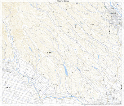 574076 岩出山 （いわでやま Iwadeyama）, 地形図